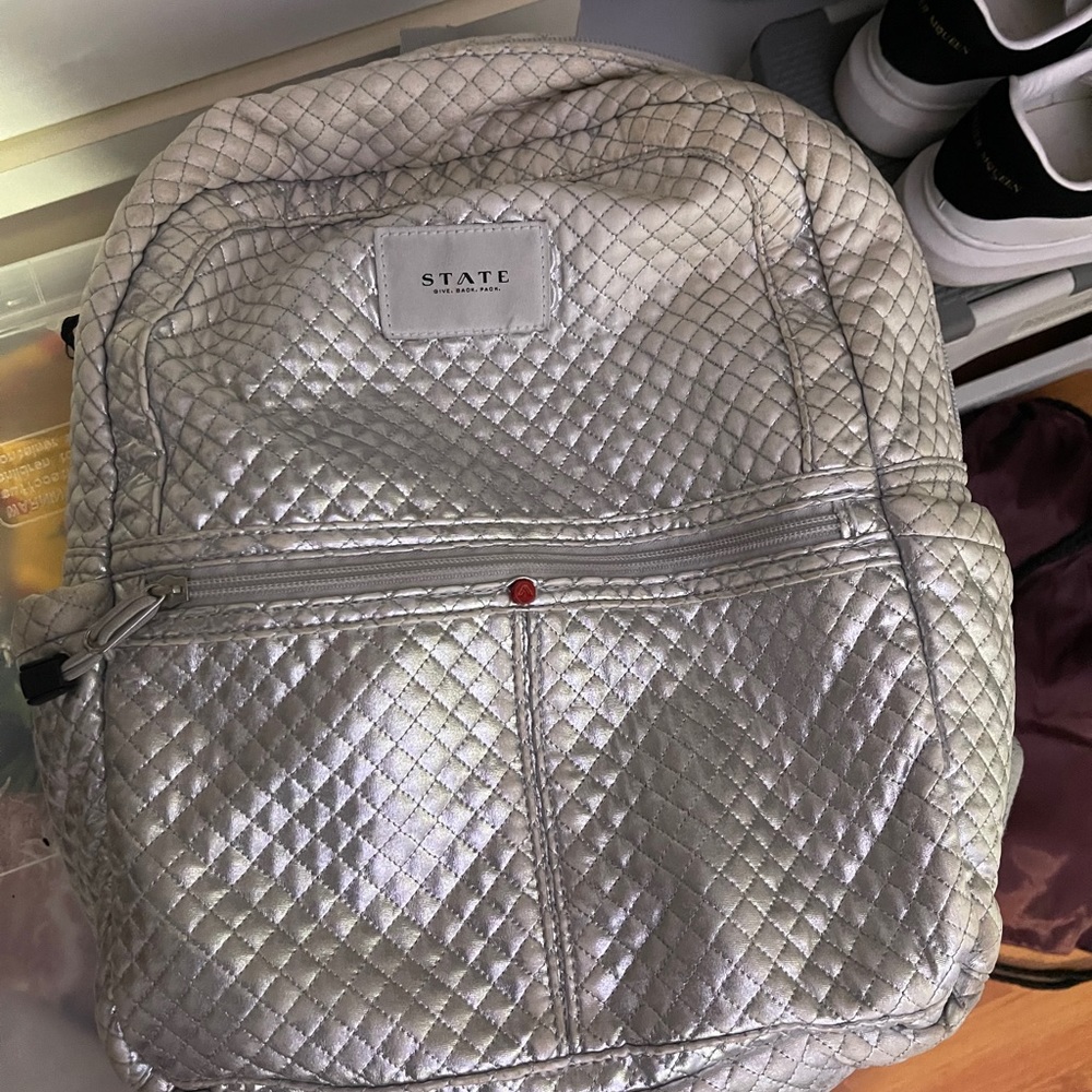 Silver state bookbag